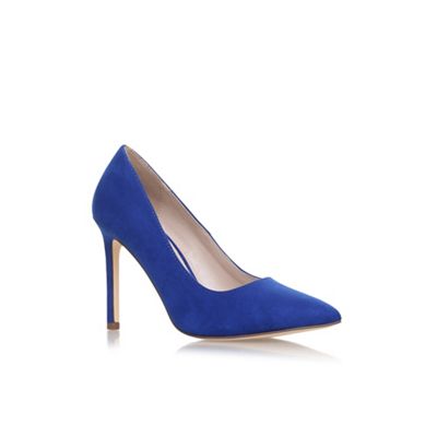 Carvela Blue 'Kestral2' high heel court shoes